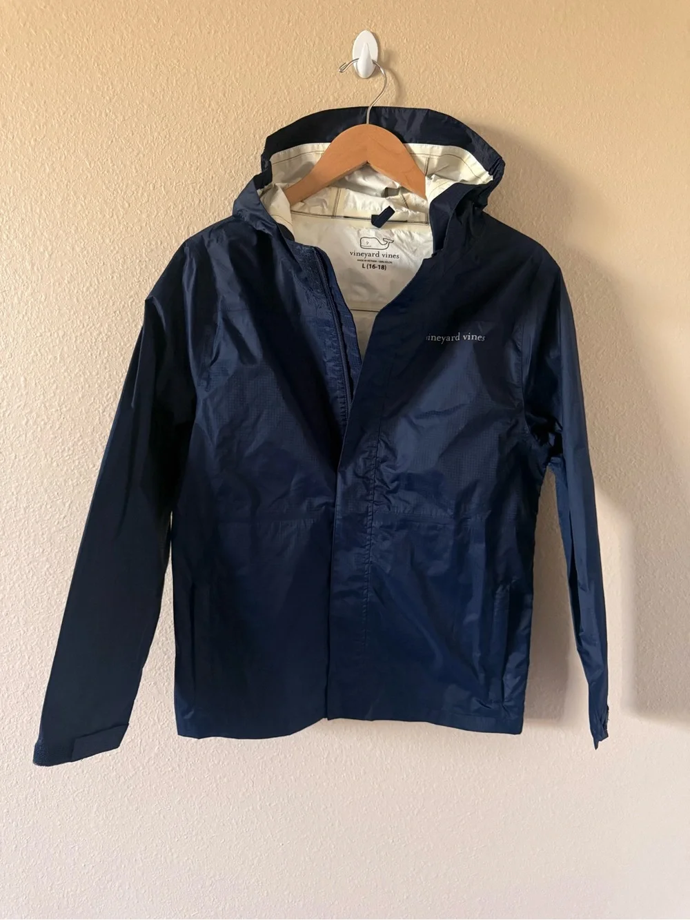 Vineyard Vines Kids Windbreaker Navy Jacket